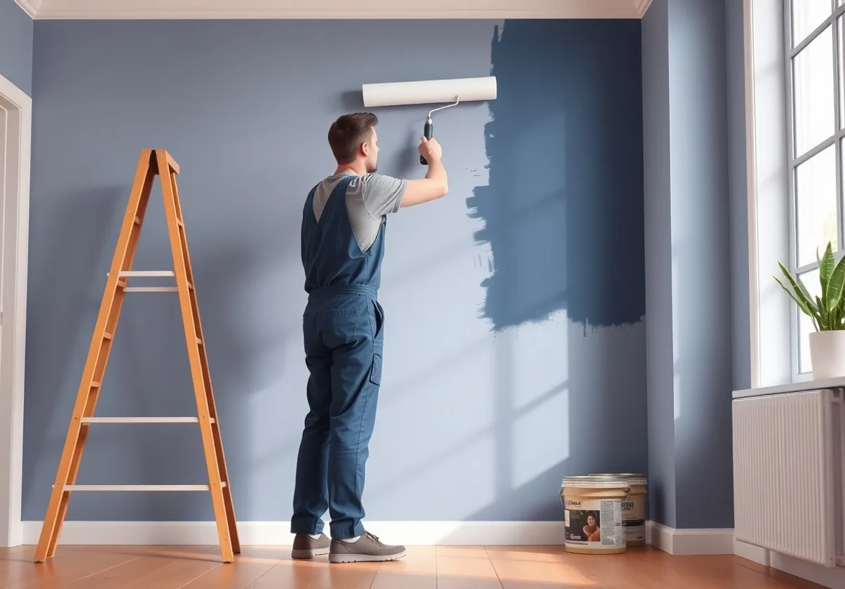 Peintre Brie-Comte-Robert 77170 en intervention sur un chantier